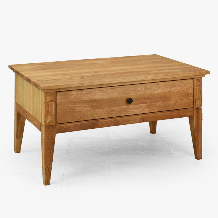 Dubový konferenčný stolík na nožičkách 100 x 60 cm