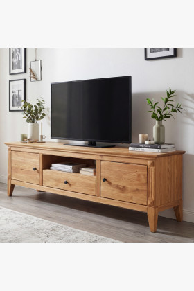 Dubová TV komoda v rustikálnom škandinávskom štýle 160 cm