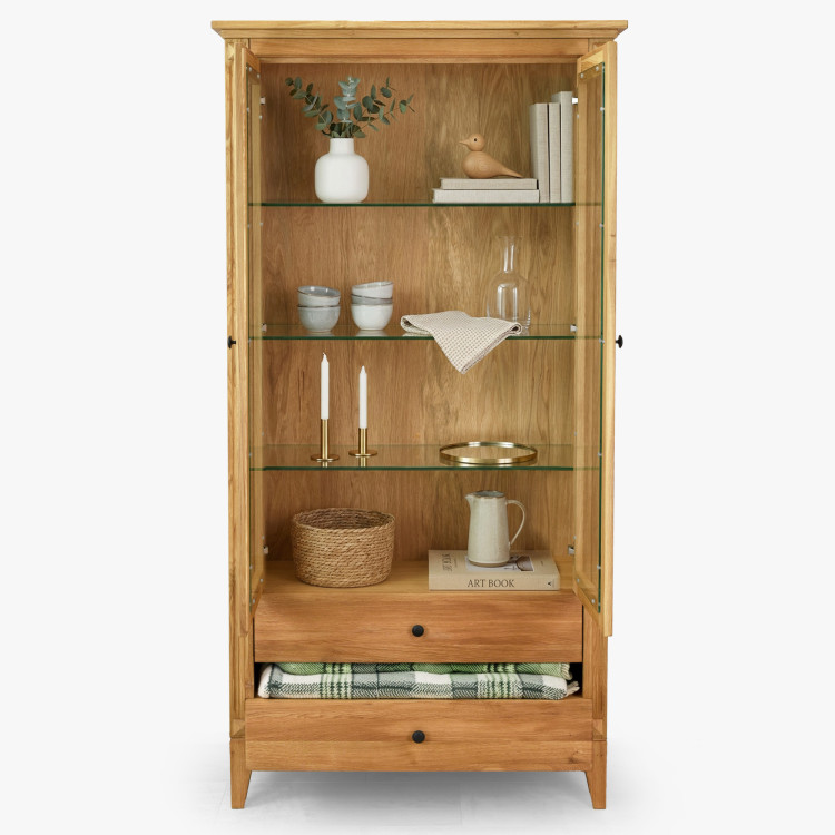 Súprava nábytku do obývacej izby v rustikálnom severskom štýle z duba