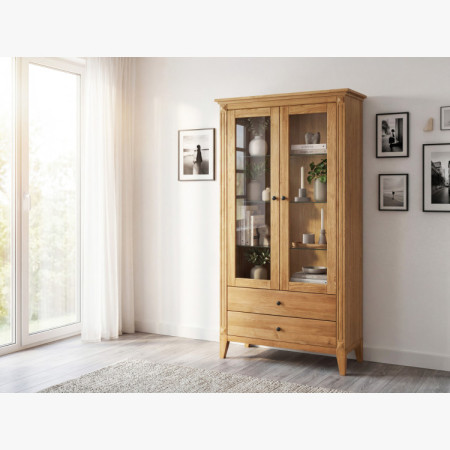 Súprava nábytku do obývacej izby v rustikálnom severskom štýle z duba