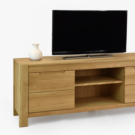 Dubová TV komoda 160 cm široká