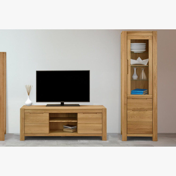 Dubová TV komoda 160 cm široká