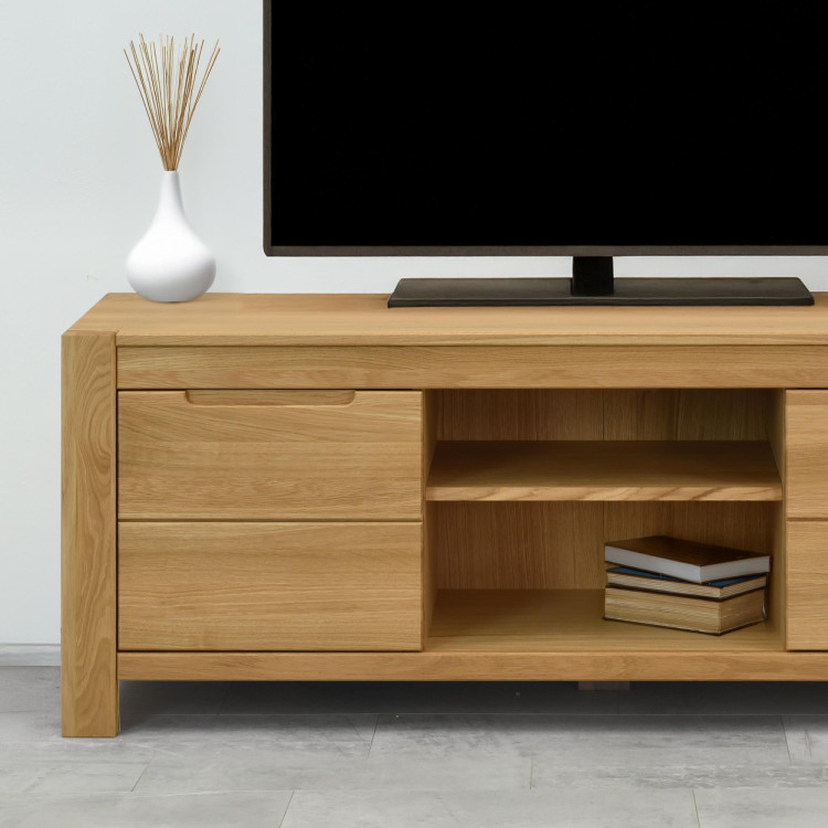 Dubová TV komoda 160 cm široká