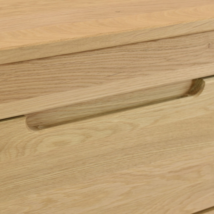 Dubová TV komoda 160 cm široká