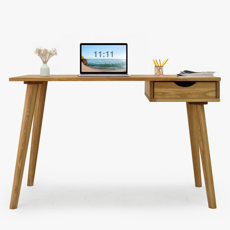 Dubový pracovný stôl, model Juraj