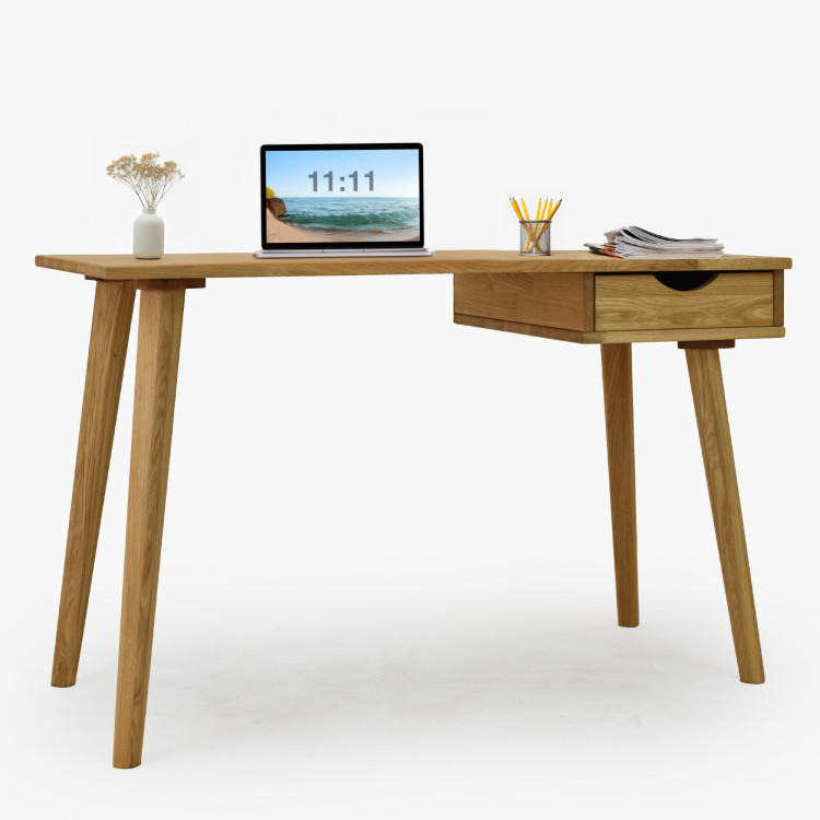 Dubový pracovný stôl, model Juraj