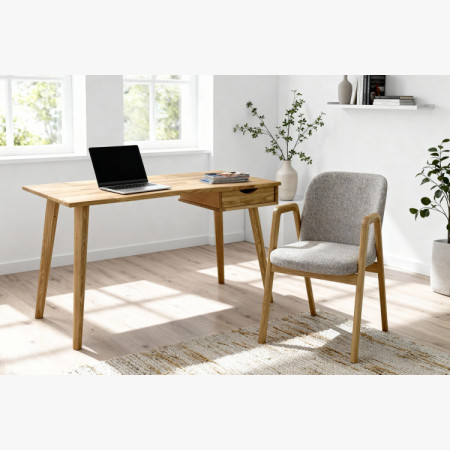 Dubový pracovný stôl, model Juraj