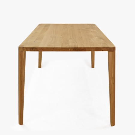 Jídelní stôl zaoblený dub 200 x 95 cm