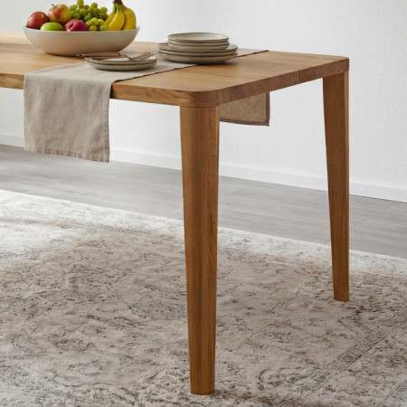 Jídelní stôl zaoblený dub 200 x 95 cm