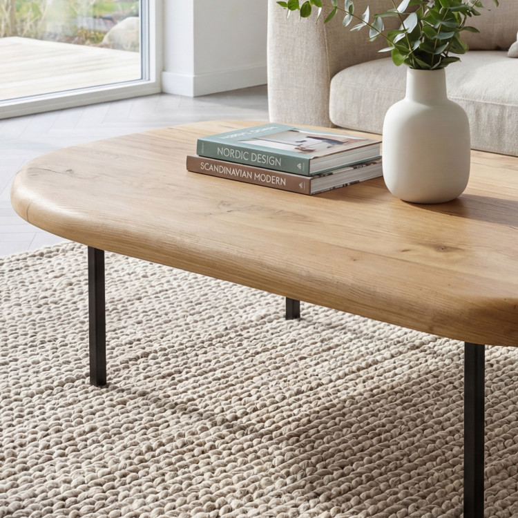 Drevený konferenčný stolík Lolek dub