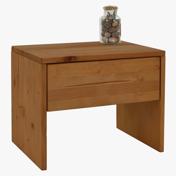 Smrekový nočný stolík Matias, farba honey