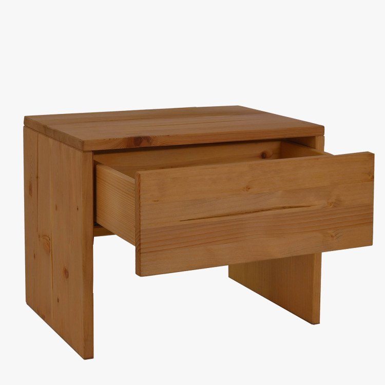 Smrekový nočný stolík Matias, farba honey