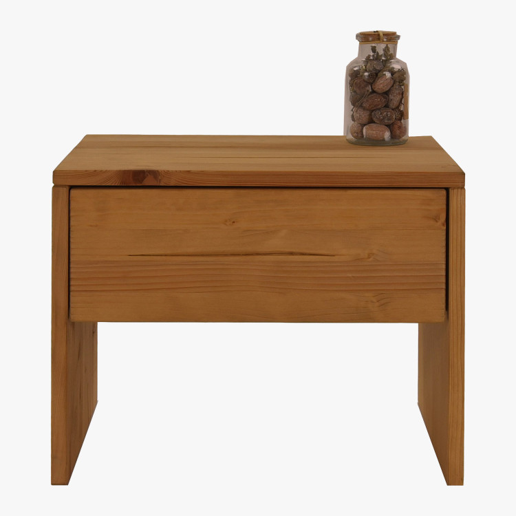 Smrekový nočný stolík Matias, farba honey