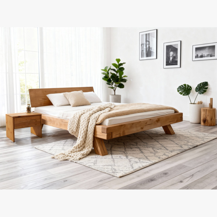 Smrekový nočný stolík Matias, farba honey