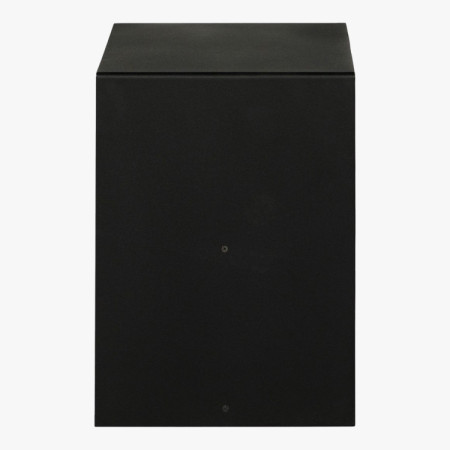 Odkladací stolík kovový s dubovou doskou 30 x 33 cm