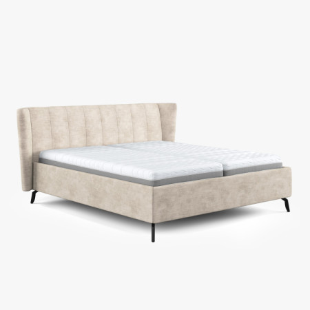 Moderná čalúnená posteľ s úložným priestorom, 180 × 200 cm