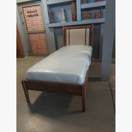 Jednolôžková posteľ 90 × 200 cm – masívna borovica