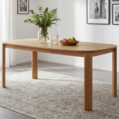 Designový drevený jedálenský stôl 200 x 100 cm