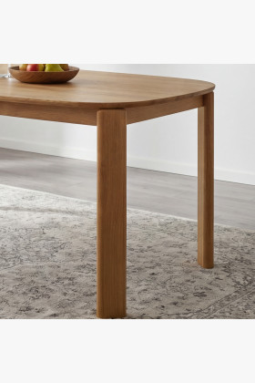 Designový drevený jedálenský stôl 180 x 90 cm 2