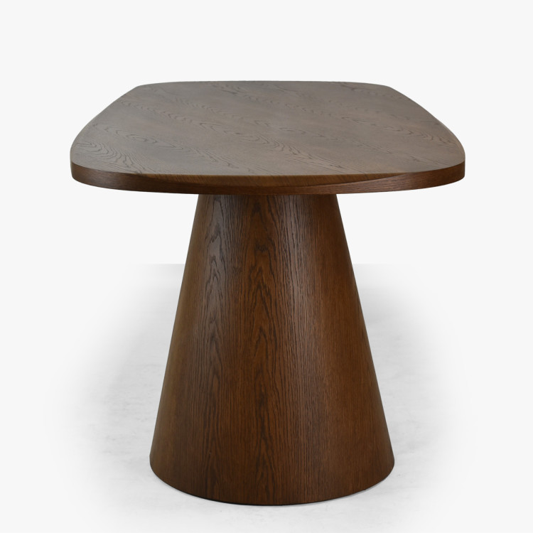 Dizajnový jedálenský stôl 200 cm v farbe orech