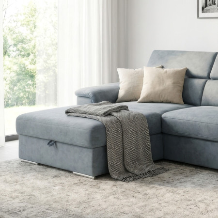 Rohová sedacia súprava s funkciou spania - ľavý roh