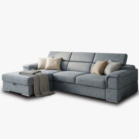 Rohová sedacia súprava s funkciou spania - ľavý roh