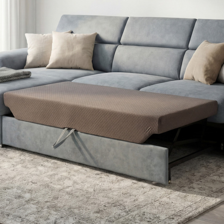 Rohová sedacia súprava s funkciou spania - ľavý roh