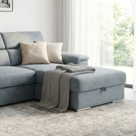 Rohová sedacia súprava s funkciou spania - pravý roh