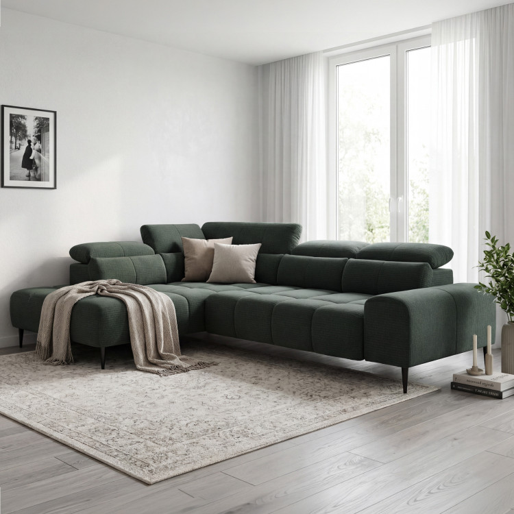 Moderná sedacia súprava Theo - ľavý roh