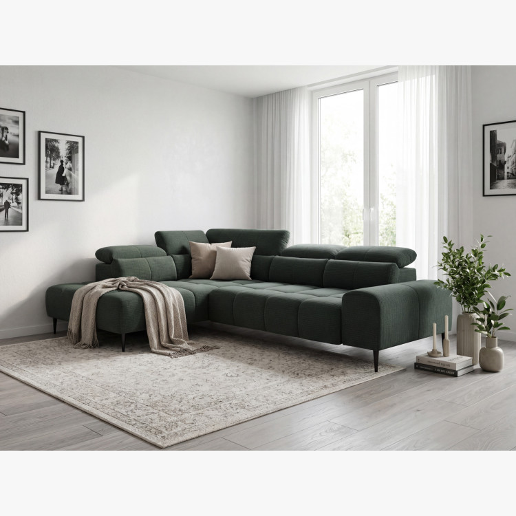 Moderná sedacia súprava Theo - ľavý roh