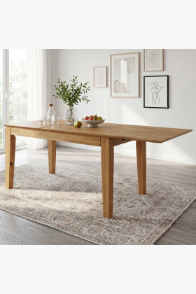 Dubový stôl s rozkladom 120 x 80 cm 2