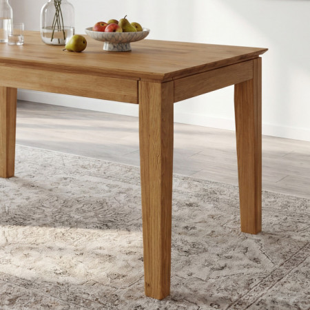 Dubový stôl s rozkladom 120 x 80 cm