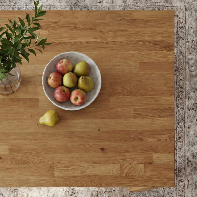 Dubový stôl s rozkladom 120 x 80 cm