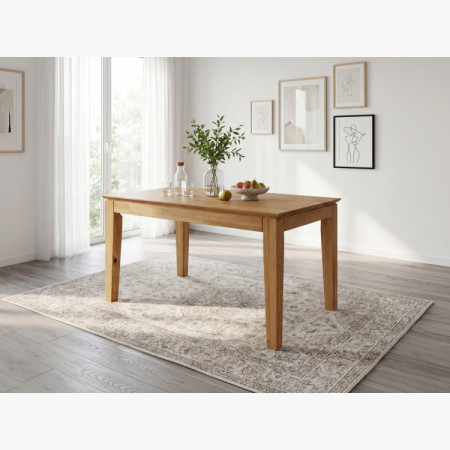 Dubový stôl s rozkladom 120 x 80 cm