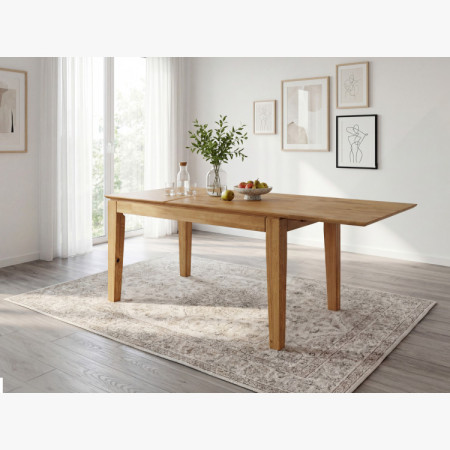 Dubový stôl s rozkladom 120 x 80 cm