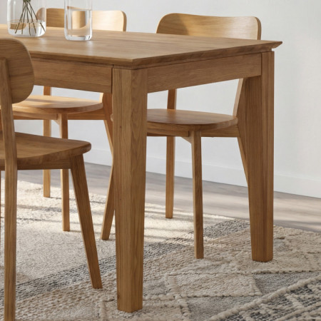 Dubový stôl s rozkladom 120 x 80 cm