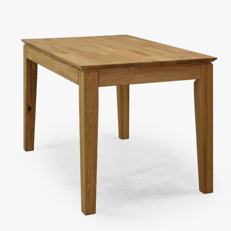 Dubový stôl s rozkladom 120 x 80 cm