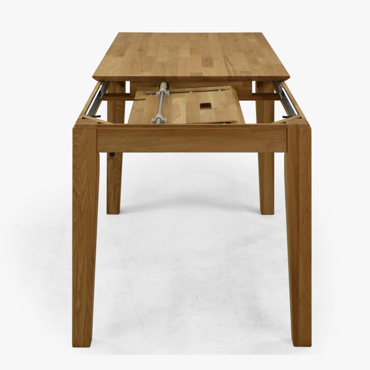 Dubový stôl s rozkladom 120 x 80 cm