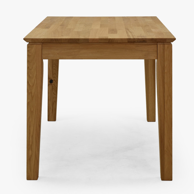 Dubový stôl s rozkladom 120 x 80 cm