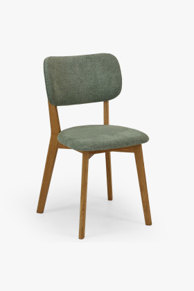 Čalúnená jedálenská stolička Easy Clean v farbe matná