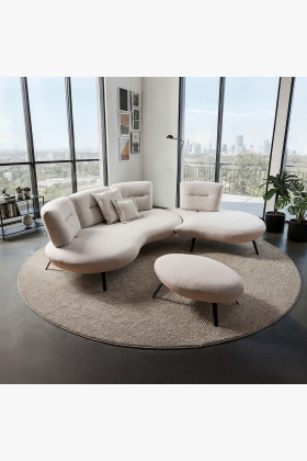 Sedacia súprava CURVE moderný dizajn - pravý roh