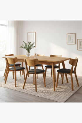 Jídelní sestava Bratislava 180 × 90 cm so stoličkami Jonathan