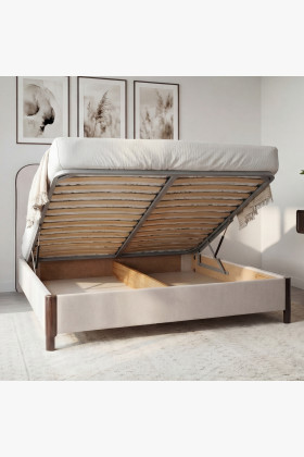 Čalúnená manželská posteľ 180x200 cm s úložným priestorom 2