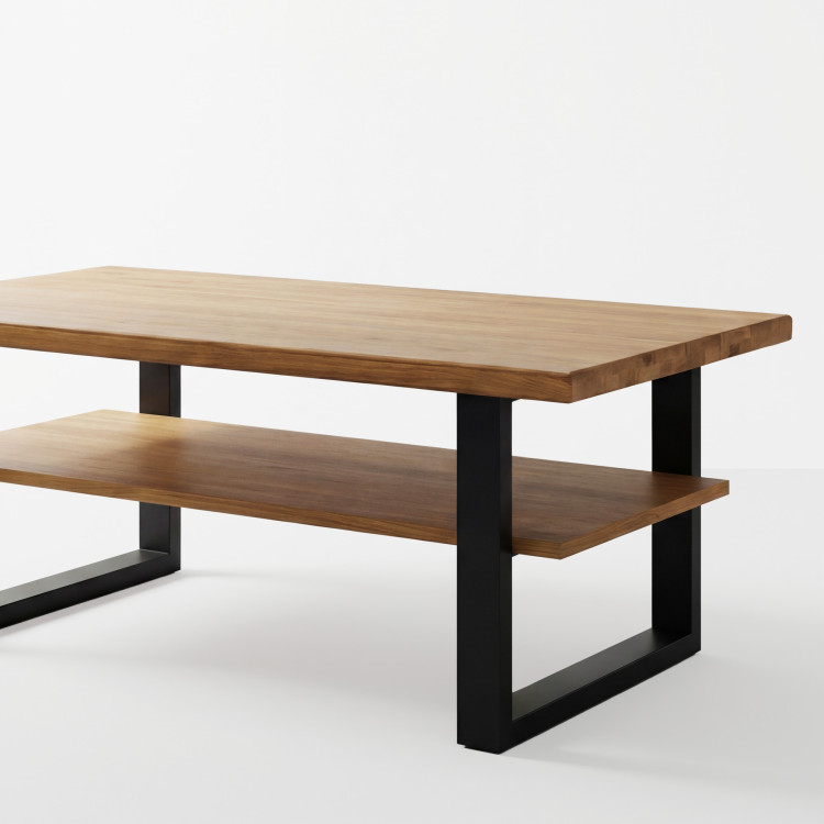 Konferenčný stolík 115 x 65 cm dub s poličkou, Martina