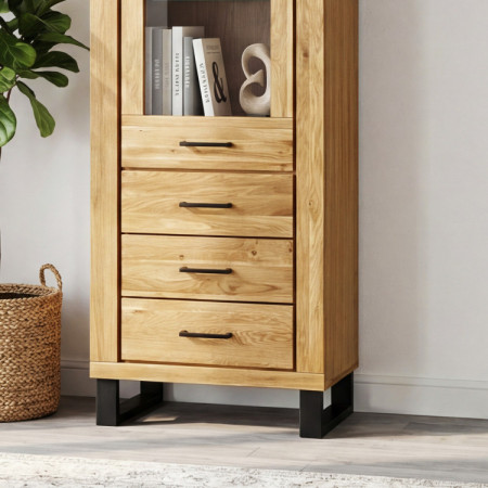 Obývacia stena Martina dub masív + dyha