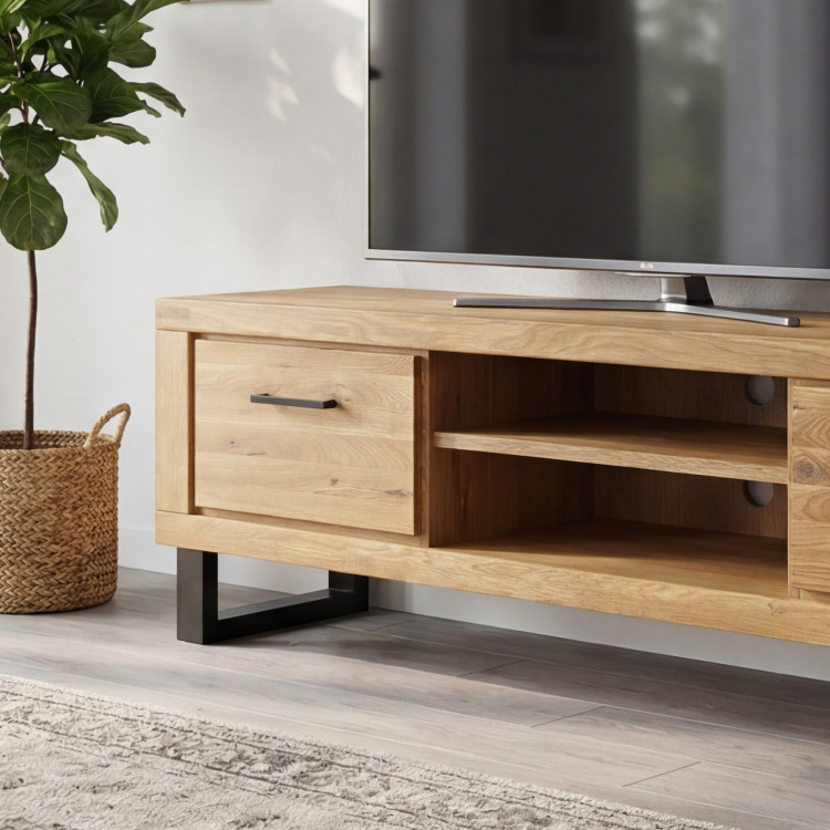 Obývacia stena Martina dub masív + dyha