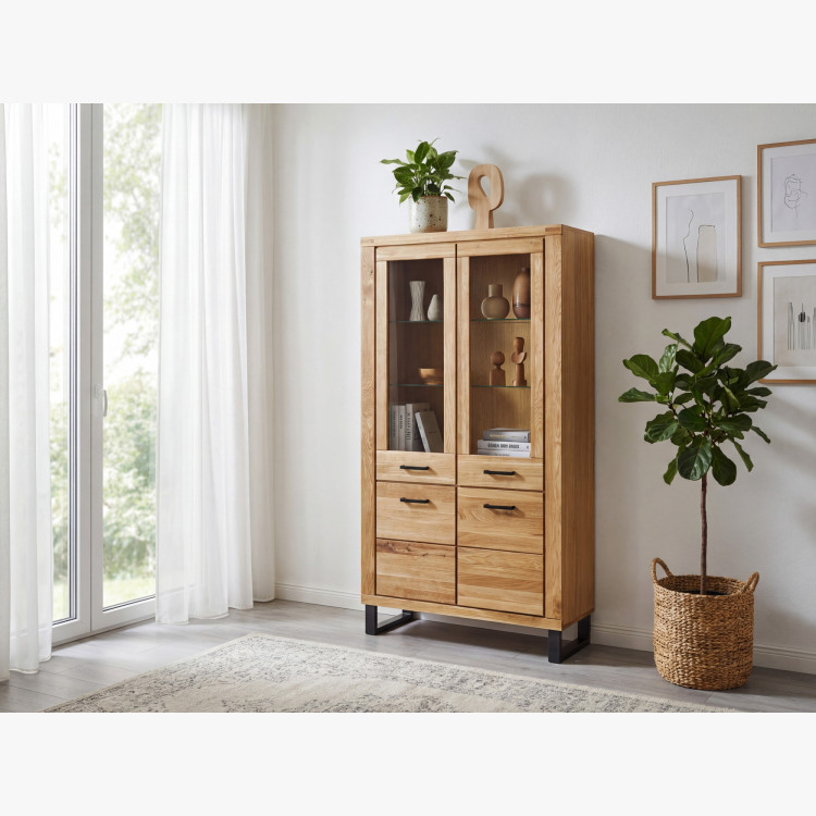 Obývacia stena Martina dub masív + dyha