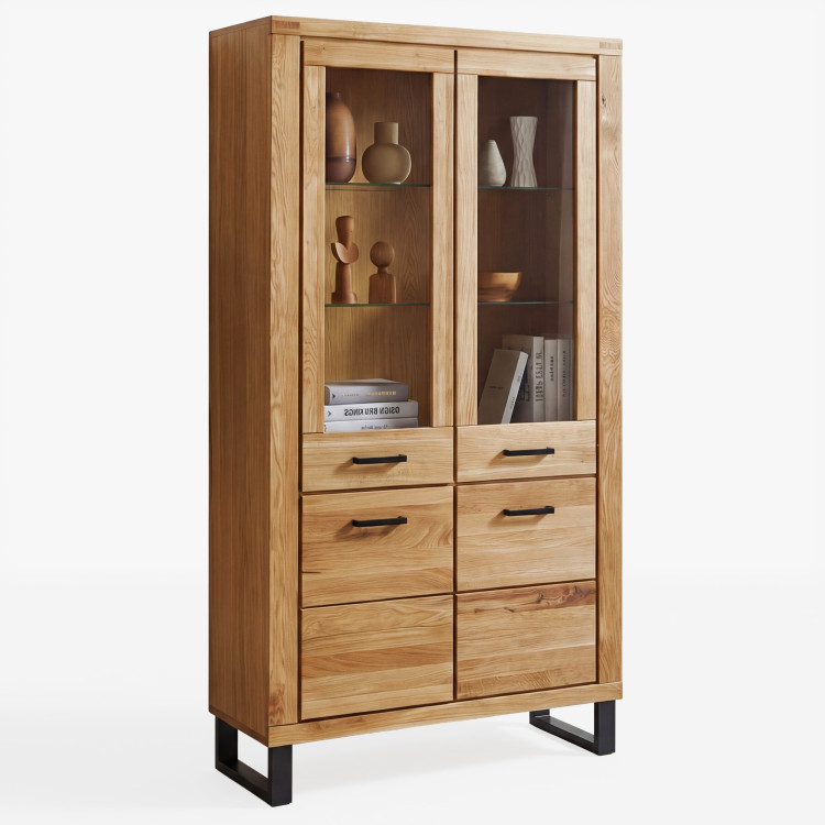 Obývacia stena Martina dub masív + dyha