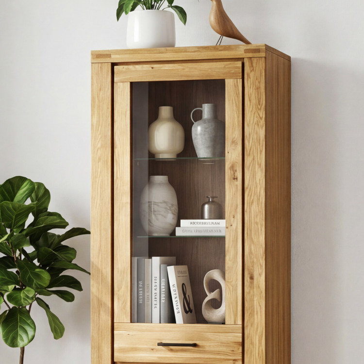 Obývacia stena Martina dub masív + dyha