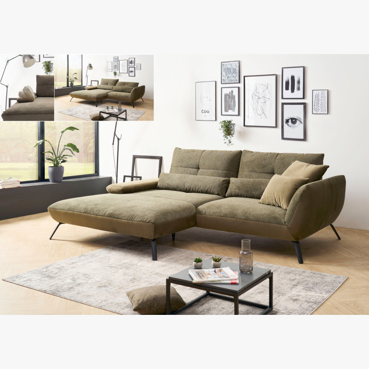 Modulárna sedacia súprava DOVER - ľavý roh